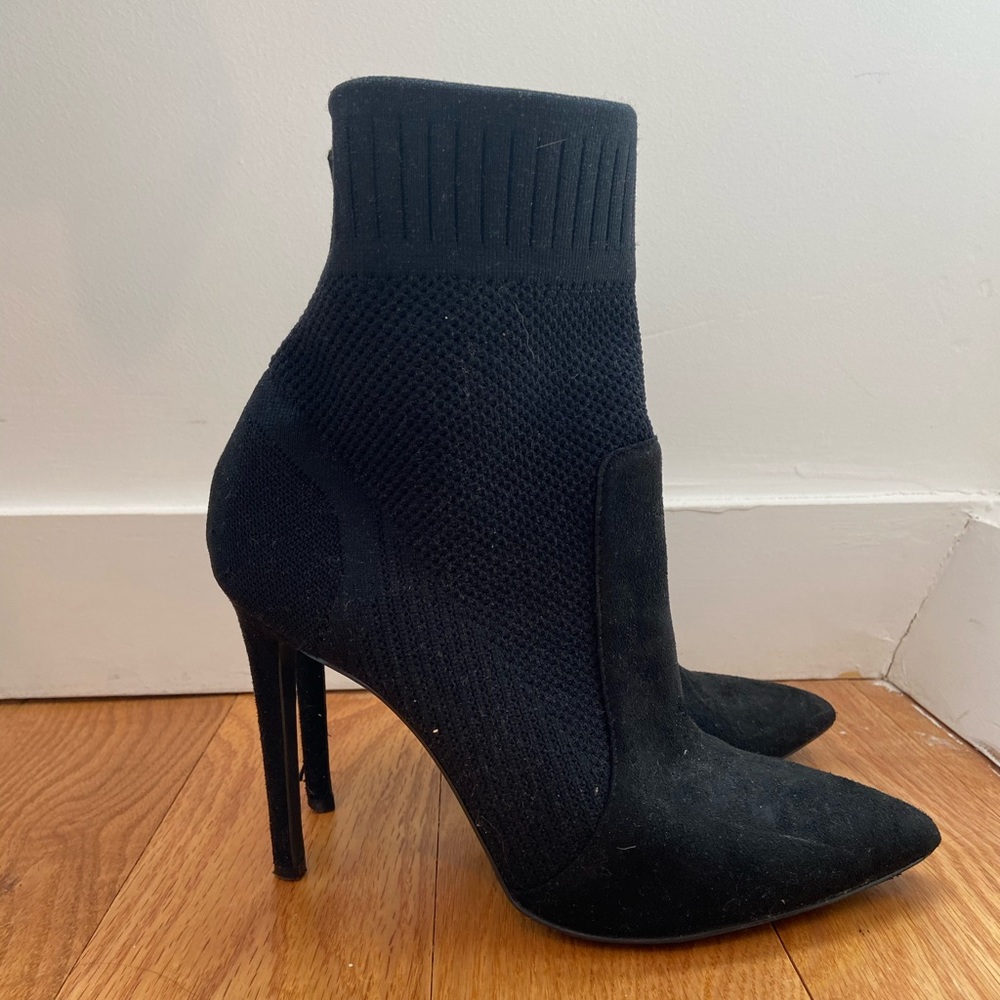 Black booties! Call it Spring